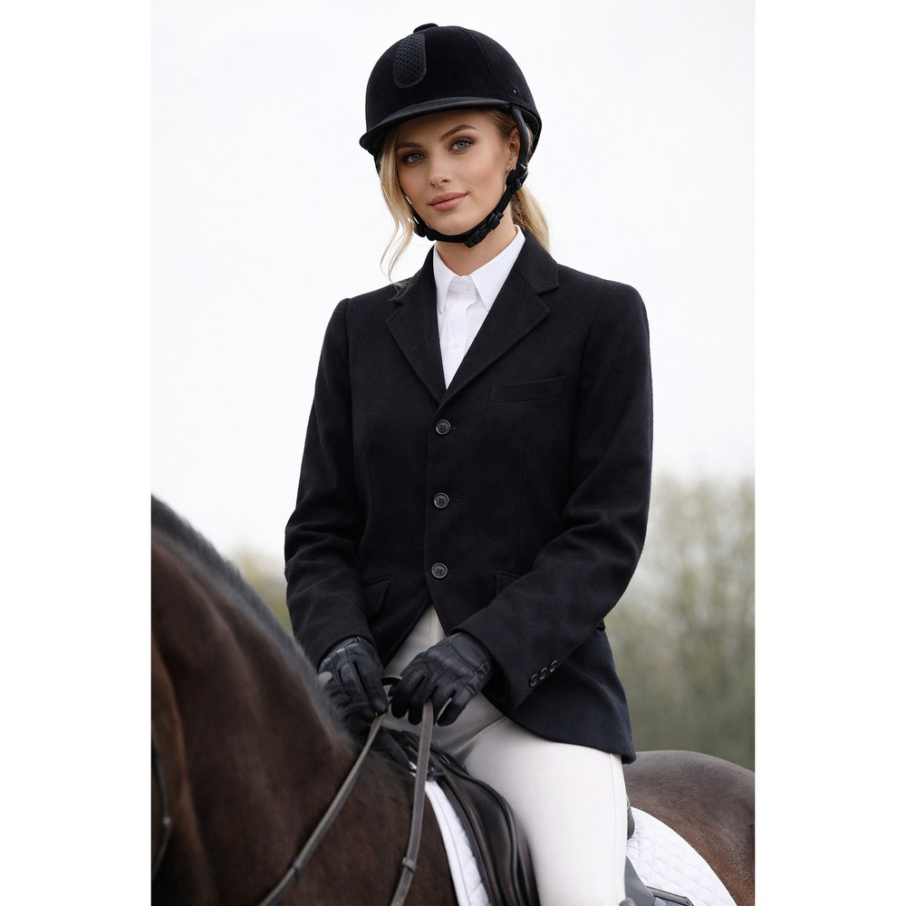 Vintage Equestrian Riding Blazer Black USA Correct‎ Riding Apparel Small